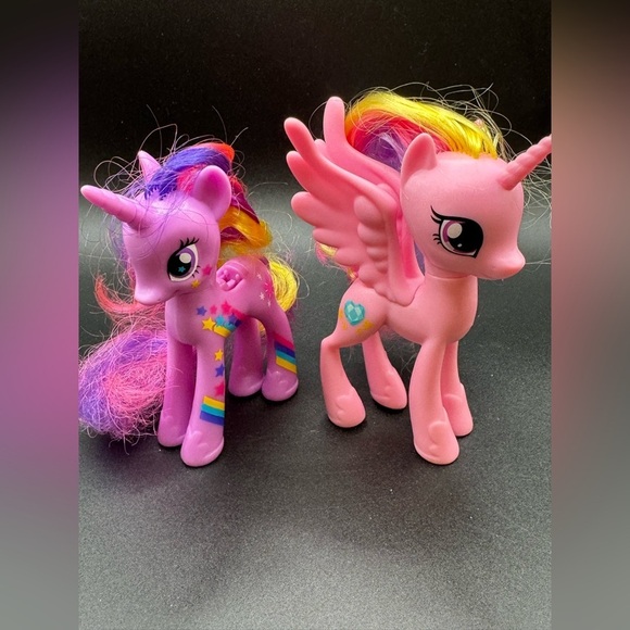 2016 My Little Pony MLP Princess Cadance and Princess Twilight Sparkle-no wings - Picture 1 of 10